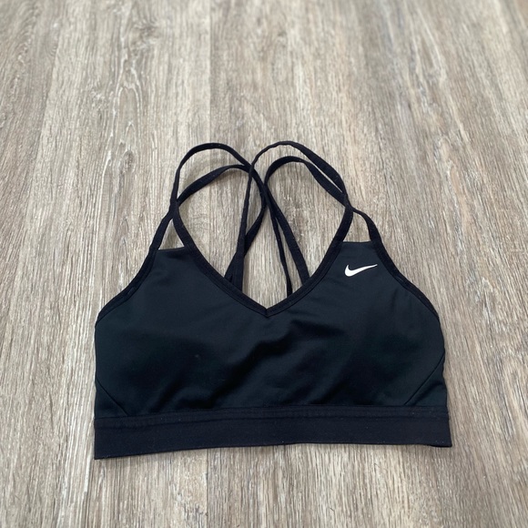 Nike Other - Nike dri fit black sports bra size small womens